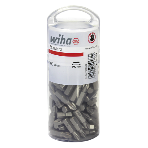 WIHA Standaard Bit 1/4" C6,3 TORX grootverpakking 7015 T30x25 (100 stu - Ad714bba a3b4 4f92 9b76 36004e5a8cdd - 20013876