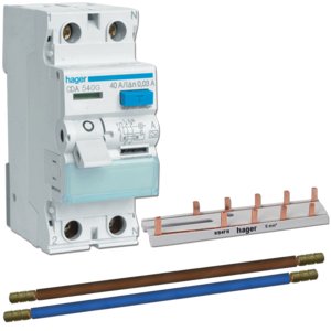 HAGER aardlekschakelaar 2-polig 40a VKS151S - Af12e61a8522f45801f9bd75011390ae - 11005083