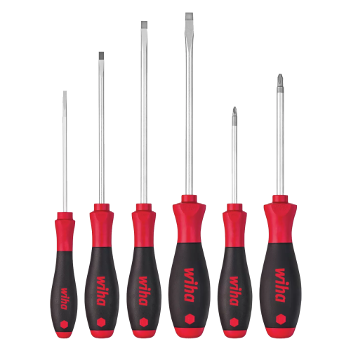 WIHA Schroevendraaierset SoftFinish ronde schacht 302 SL/PZ, 6-delig - B20fa18b 2162 4187 9fc5 8c58592d89dd - 20012787