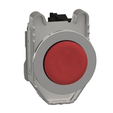 Schneider Electric flush mounted red projecting pushbutton 1NC "unmarked" screw clamp - B8dc4d4847095501147335f49462254c - 20083772