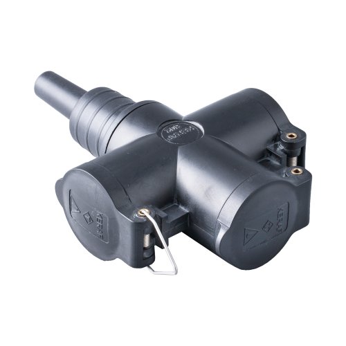 Keraf Volrubber drieweg koppelcontactstop 16A 250V~ randaarde - B8dd71b9f4c91e80200038cfeb3bfe3d - 20212156