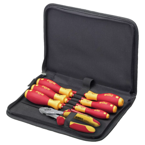 WIHA Gereedschapsset Elektricien Schroevendraaiers, Krachtzijkniptang - B98133ca 0c52 4937 8999 a4d3900fc5e2 - 20013755