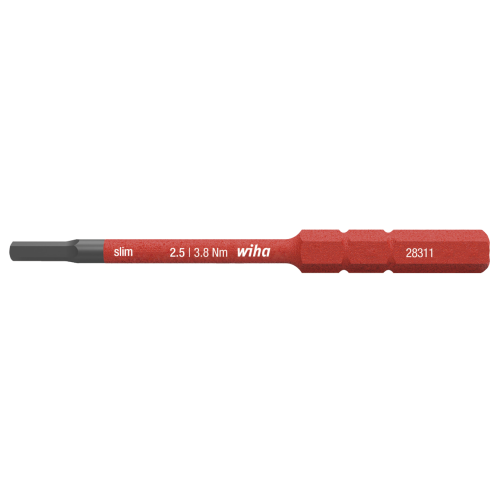WIHA SlimBit Electric Inbus 2831-18 2.5mm 3.8 Nm - B9a9e1ba 35de 49fe 82e3 3d42f6b4c8af - 20013747