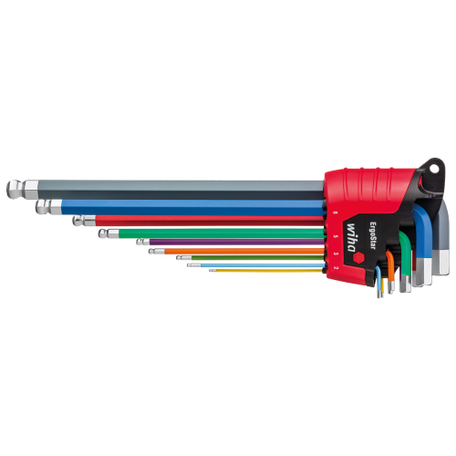 WIHA Inbussleutelset Kogelkop ErgoStar gekleurd 369F 1,5-10mm, 10-deli - Bf9acd06 98f2 43a8 a89b 38f5a7501fec - 20013996