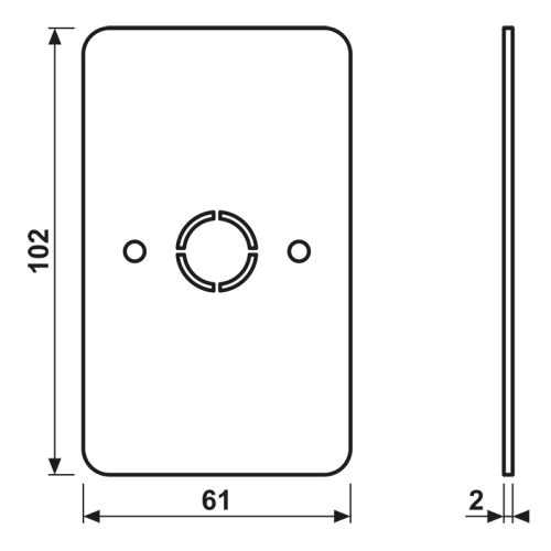 Jung Bodemplaat AP600 - Bm 328 622 - 20014590