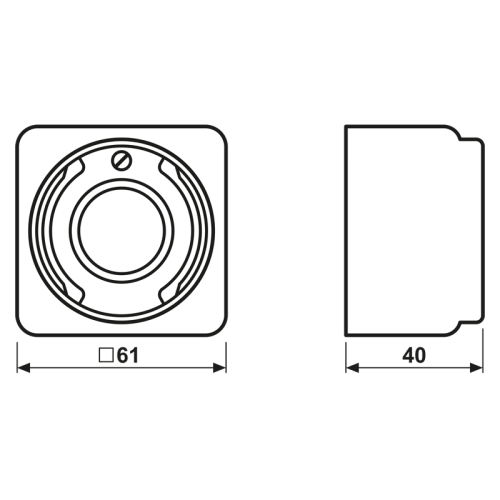 Jung Lichtsignaal AP600 E40 alpin wit - Bm 637 10a - 20014879