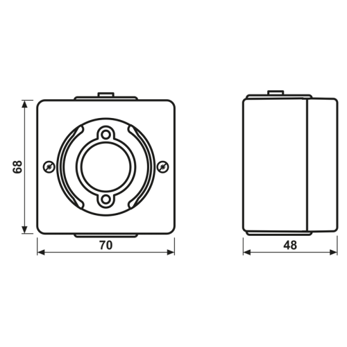 Jung Lichtsignaal WG600 E14 met onderkast - Bm 637 10w - 20014880