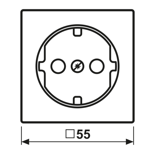 Jung Afdekking A500 wit voor A1520NKI - Bm a1520kipl - 20015358