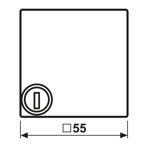 Jung Afdekking A500 alpin wit v.A1520BFKLSLWW - Bm a1520klslpl - 20015376
