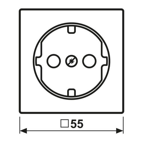 Jung Afdekking A(S)500 wit voor A1520 - Bm a1520pl - 20015485