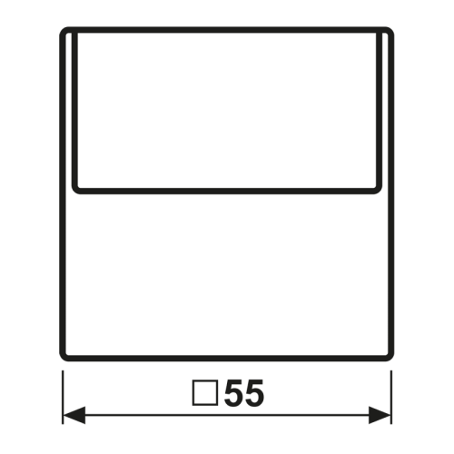 Jung Afdekking hotelcard A500 mokka - Bm a590card - 20016080