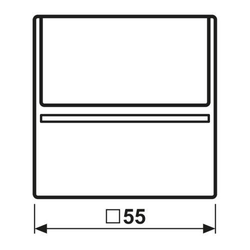 Jung Hotelcard-Schakelaar RFID A500 aluminium - Bm acardrfid - 20016399