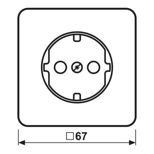 Jung Afdekking CD500 platina voor CD1520KIPT - Bm cd1520kipl - 20017500