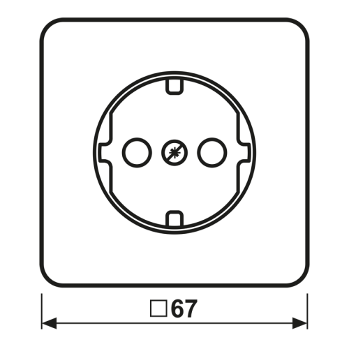 Jung Afdekking CD500 wit voor CD1520N - Bm cd1520pl - 20017657