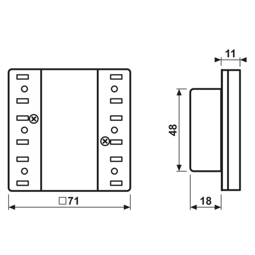 Jung Tastsensor 24VAC/DC 6-voudig LS - Bm ls5073tsm - 20019407