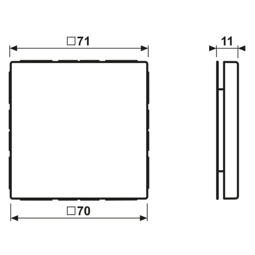 Jung Afdekking LS-aluminium blind - Bm ls994b - 20016793
