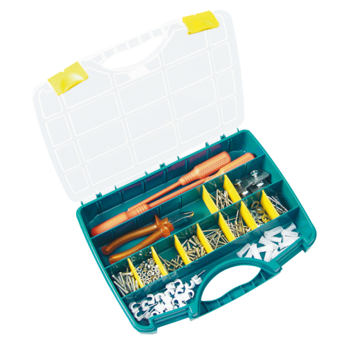 TAYG assortimentsdoos 22-26 groen met handvat 312 x 238 x 51 - C02ff97e 0f48 48a5 ac3d 9e51b86ee2be - 11009513