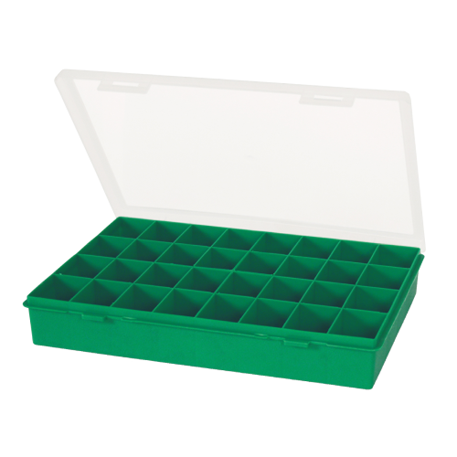 TAYG ass. doos leeg groen 330 x 250 x 54 mm 32 vakken - C20717b7 c7fa 48bf 8d93 862591c9a70e - 332297