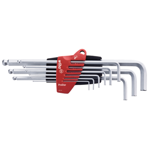 WIHA Inbussleutelset Kogelkop ProStar mat verchroomd 369S9 1,5-10mm, 1 - C2577c9f 931b 48bf 8dbf 6fd4f07be94b - 20012789