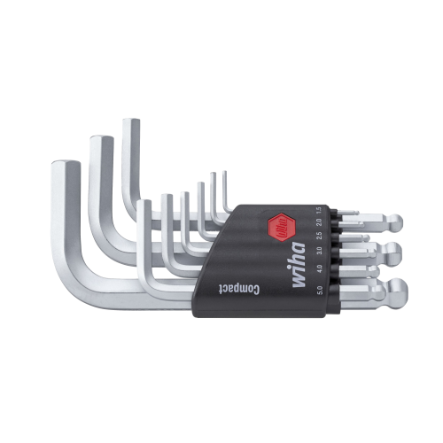 WIHA Inbussleutelset Kogelkop Compact kort mat verchroomd 369 1,5-10mm - C2d55641 ec52 413c b66e 1c7b6c47d348 - 20013871