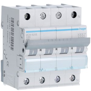 HAGER automaat 3p+n c20 MCN620E - C6f4b6ae573f1098947fb678faacd662 - 8411708