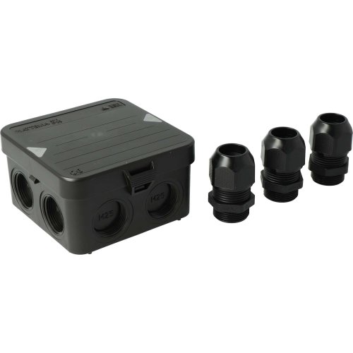 ATTEMA ak1 kabeldoos + 3 wartels m25 zwart AT2500.01 - C9536e0c24238f4747c31b89176bd9f5 - 11010912