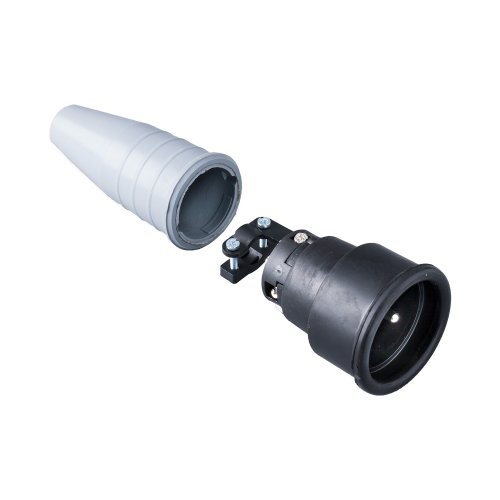 Keraf Volrubber koppelcontactstop 16A 250V~ penaarde greep grijs - Cc92f9cd801ea2130b495a67583b51d8 - 20157473