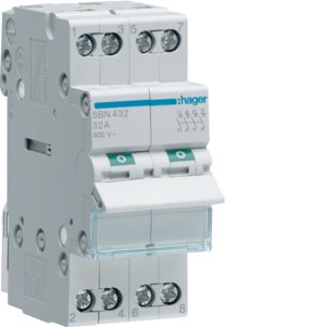 HAGER hoofdschakelaar 4p 32a SBN432 - Cf74533382d919e507c89c15eb407292 - 8411600