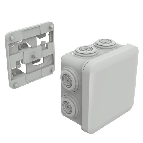 CABLOFIL Plexo CAB Kit adapter+lasdoos 80x80mm hal.vrij - Cm 350537 web r - 20040943