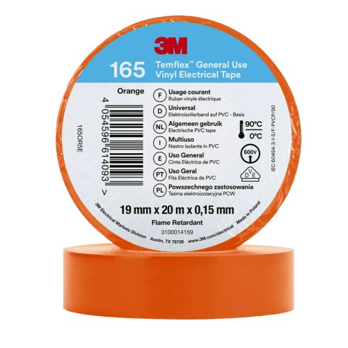 3M tape temflex 165 oranje 19mmx20m 165OR5E - D02189b11ec009fc2ecc53b5f9a81f23 - 11006294