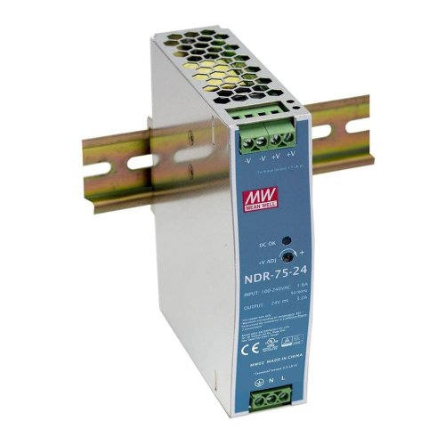 MEANWELL voeding 24vdc 3,2a NDR-75-24 - D378a8f0a09a711f787cfec8d7066c29 - 11009900