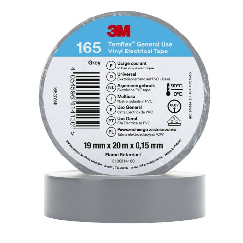 3M tape temflex 165 grijs 19mmx20m 165GY5E - D3ed4e8883676903a70889a8d08f9d83 - 11006288