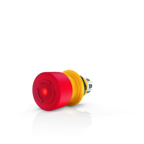 EAO Switch emergency-stop twist release 1NC, illuminated LED red - D4ee37d33ee3fe10bc9c14fc6f44b5fe - 20043296