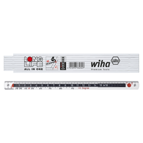 WIHA Longlife All in One Duimstok 410 2007 metrisch 10 delen (wit) 2m - D4f7d811 13c0 41e0 b781 5096d5db9b5b - 20013561