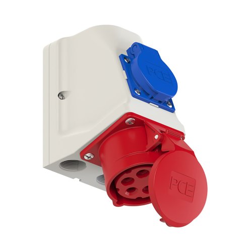 PCE wcd combo opbouw 16A 5P 400V 6H (M25) - D755bbb05141875b666a05a42d0c328b - 9215-6