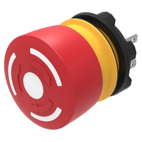 EAO Noodstopschakelaar 2NC onverlicht solder-faston cont. groene ring - Dc5ad2b064242b4cf0e667ff15dade5d - 20045495