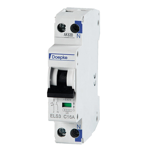 DOEPKE installatieautomaat 1 polig+n c16a 6ka - Doepke 09915034 600px ml - 2036105