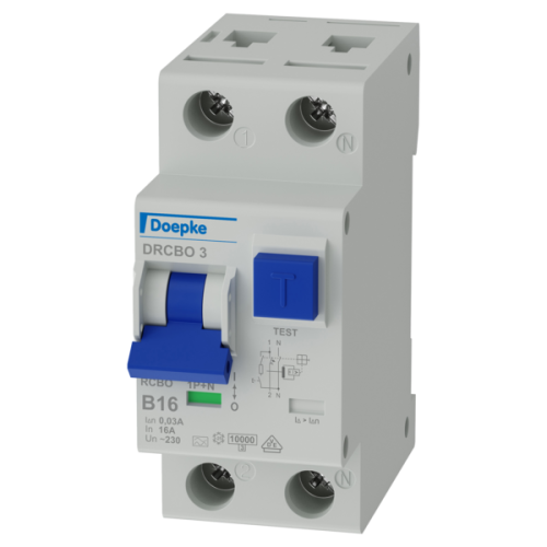 DOEPKE aardlekautomaat 2 polig b16a 0,03a - Doepke 09932104 600px ml - 2036000