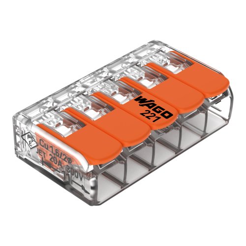 WAGO 5v verb.klem met clip a 25 stuks 221-415 - E145d479 893e 4dae b2d7 8fc3cfd2b666 - 5035735