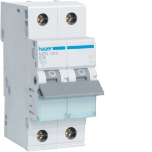 HAGER automaat 1p+n b16a MBN516E - E2a2f73af9bdd65a94074ec31b165292 - 8411657