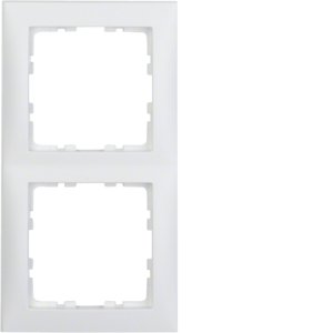 BERKER afdekraam 2v mat wit 10129909 - E3653e715431869e1bfda271fe655866 - 3200093