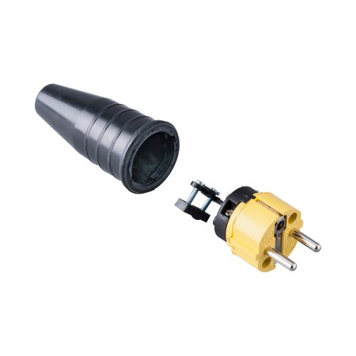 Keraf Volrubber contactstop 16A 250V~ bus/randaarde blok geel - E4c7b72a164ee29cf8f1d4a0d8722dfa - 20157362