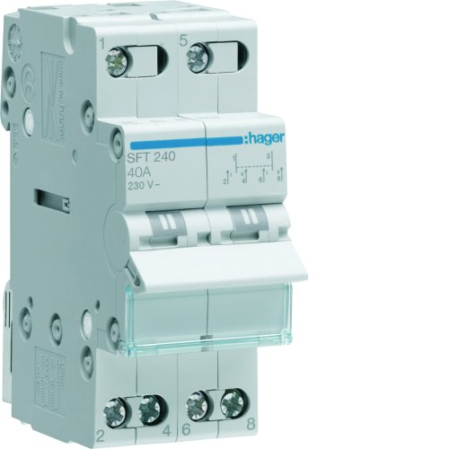 HAGER omkeerschakelaar 2p 40a SFT240 - E61a2c2016d3db3c2be472aad87aa4ab - 11011215