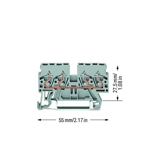 WAGO 4-draads rijgklem 2,5mm&sup2; grijs 870-831 - E691e4f7 4d96 4e40 9e56 f2fdd304030a - 11003304