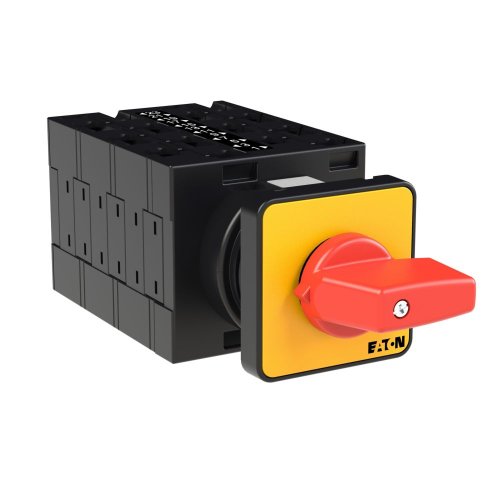 Eaton AAN-UIT-schakelaar, 6-polig, 32 A, NOOD-UIT-functie, 90 &deg;, inbouw - Eaton 004225 r - 20056140