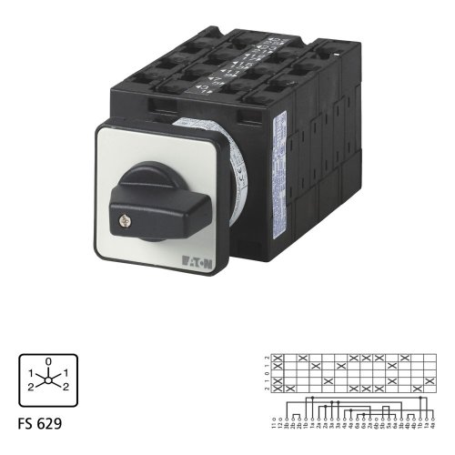 Eaton Omkeer-poolomschakelaar, Contacten: 13, 32 A, Dahlander-schakeling, 2  - Eaton 005536 l1 - 20056155