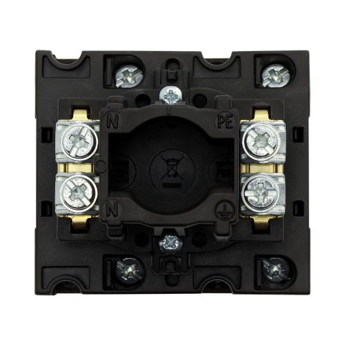 Eaton Hoofdschakelaar, 4-polig, 32 A, NOOD-UIT-functie, 90 &deg;, inbouw - Eaton 008771 bk - 20056186