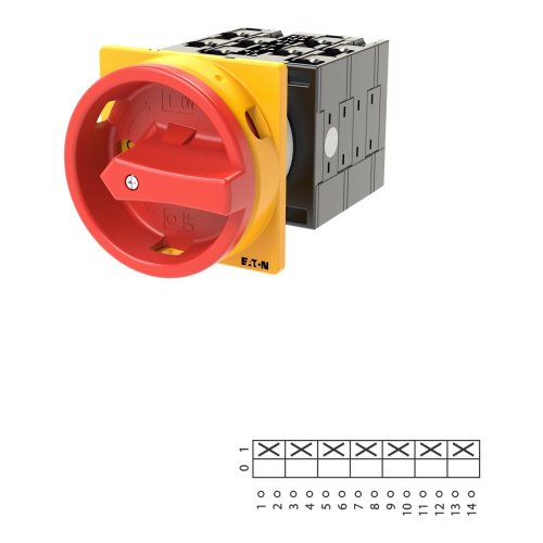 Eaton Hoofdschakelaar, 7-polig, 32 A, NOOD-UIT-functie, 90 &deg;, inbouw - Eaton 008960 l1 - 20056190