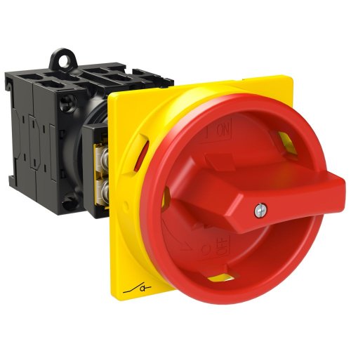 Eaton Hoofdschakelaar, 3-polig + 2MC + 1VC, 20 A, NOOD-UIT-functie, 90 &deg;, af - Eaton 012271 r - 20056762