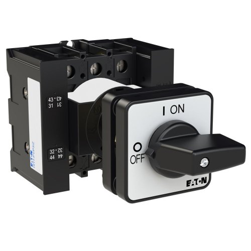 Eaton AAN-UIT-schakelaar, 3-polig + 2MC + 2VC, 25 A, NOOD-HOLD-functie, tuss - Eaton 014844 r - 20056690